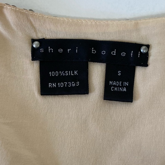 Sheri  Bodell Sequin Chiffon Halter Dress Small SZ 6 - Picture 11 of 16